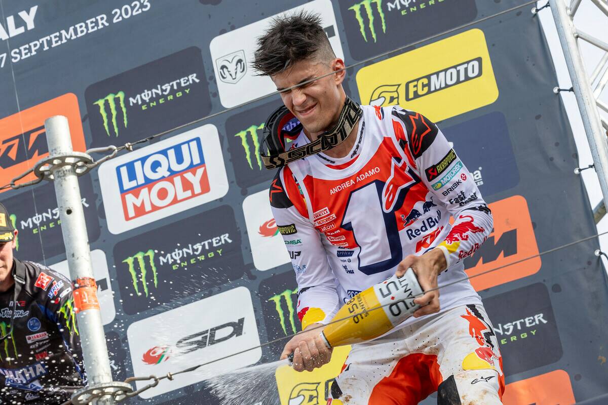 Andrea Adamo vince il Campionato Mondiale MX2 2023