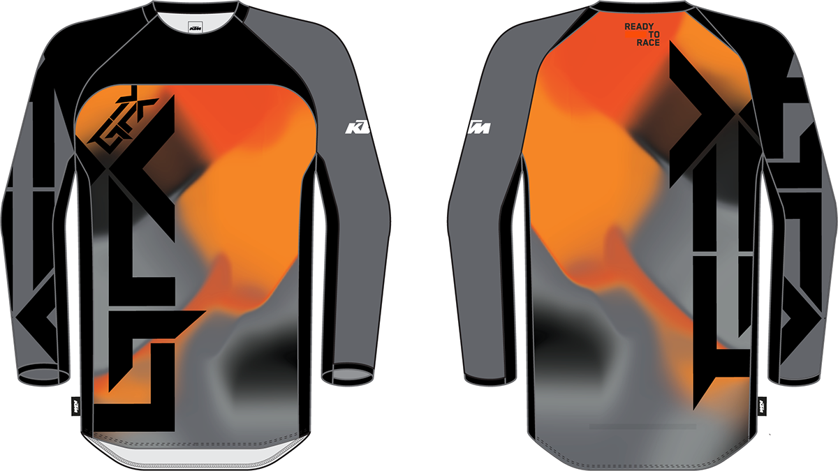 Maglia Jersey Gravity-FX - Nero/Grigio