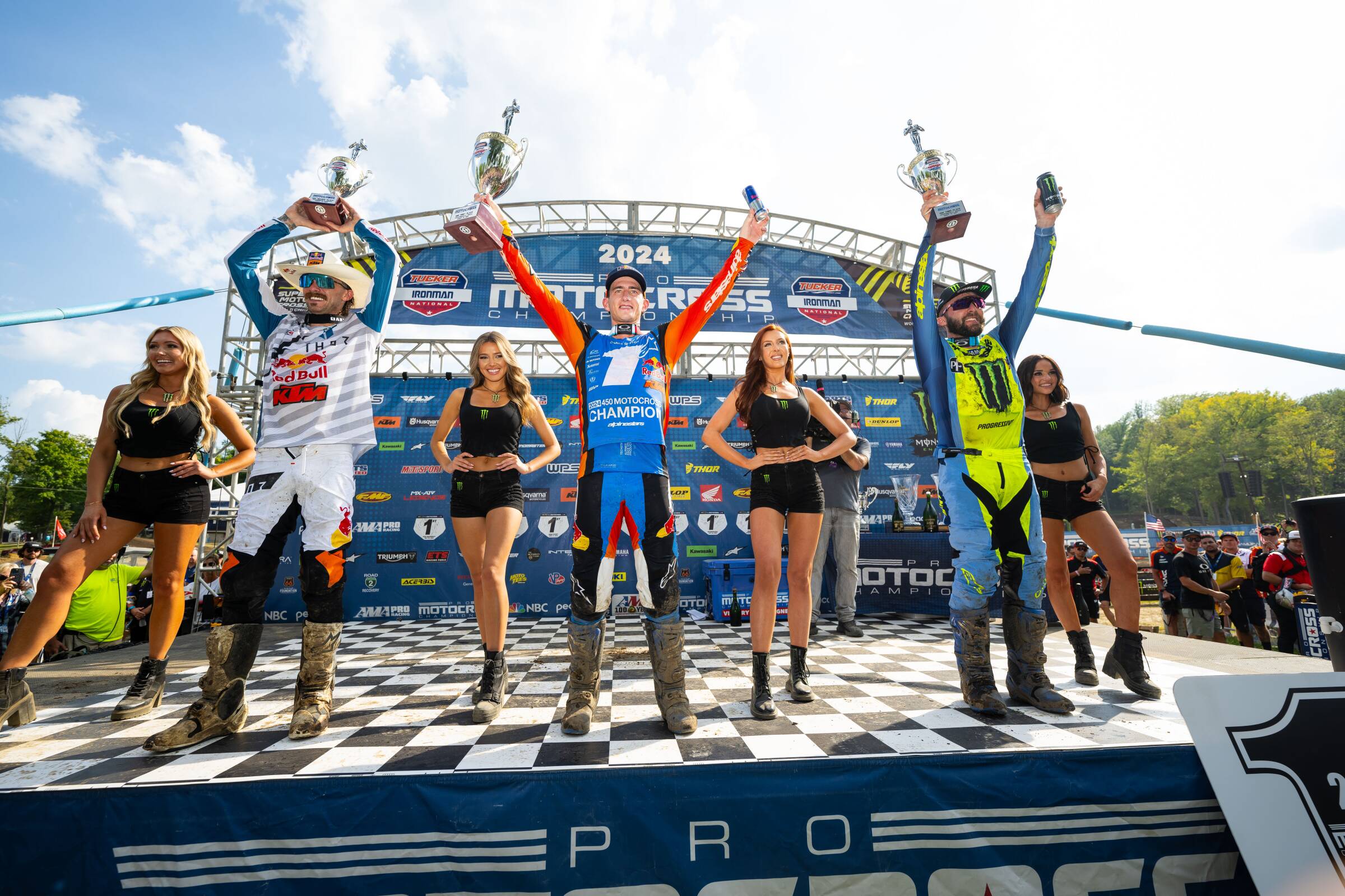 CHASE SEXTON E RED BULL KTM FACTORY RACING SONO I CAMPIONI AMA PRO MOTOCROSS 450 2024!