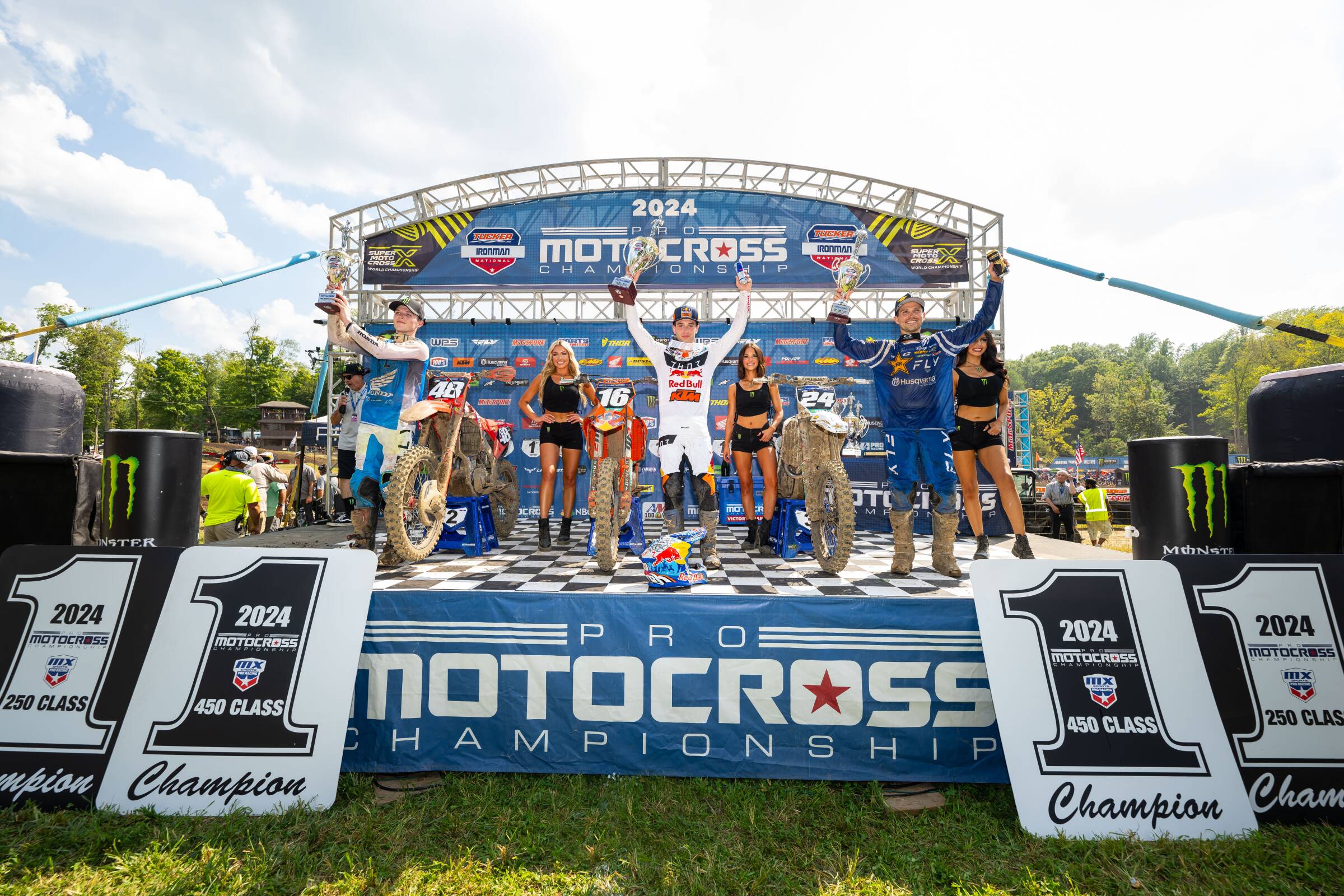 CHASE SEXTON E RED BULL KTM FACTORY RACING SONO I CAMPIONI AMA PRO MOTOCROSS 450 2024!