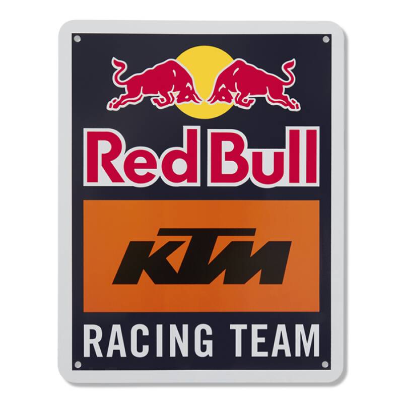 RED BULL KTM RACING TEAM METAL SIGN (3RB190004100)