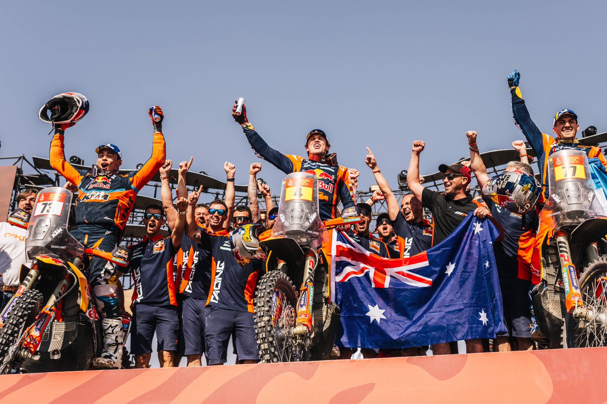DANIEL SANDERS E KTM VINCONO LA DAKAR 2025