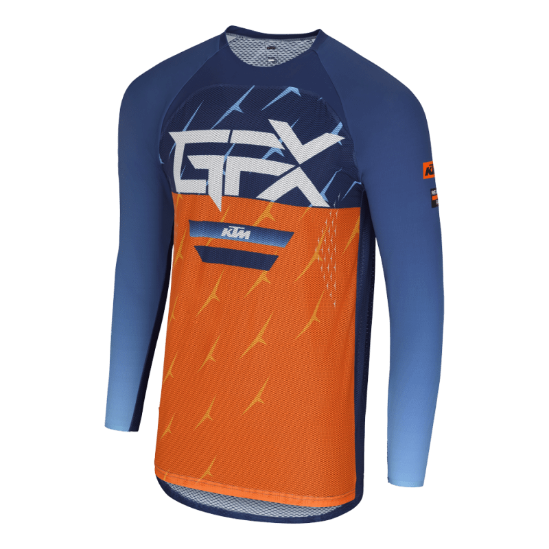 Maglia Jersey Gravity-FX Air - Arancione Blu (3PW25000580X)