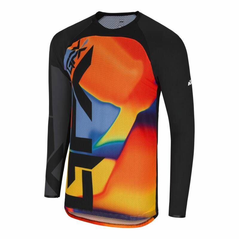 Maglia Jersey Gravity FX Air - Nero Arancione (3PW25000570X)