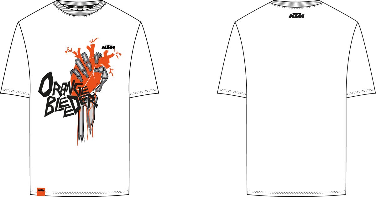 ORANGE BLEEDER T-SHIRT