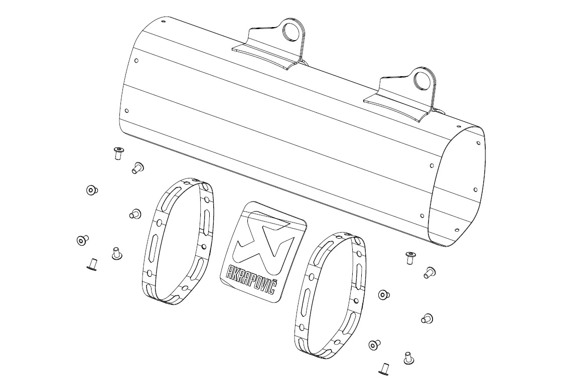 Kit riparazione silenziatore