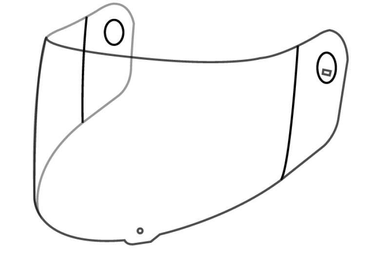 VISOR CLEAR ST 501 (3PW200031500)