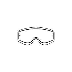 RACING GOGGLES DOUBLE LENS CLEAR