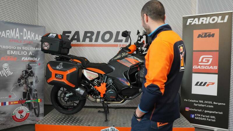 Preparazione della moto di Emilio Armati - Blog & News - KTM Farioli